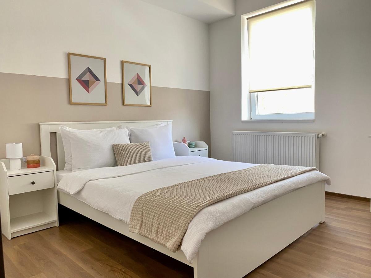 Wanderlust Home Cream, Rasnov Apt For 4, Wifi And Free Parking المظهر الخارجي الصورة